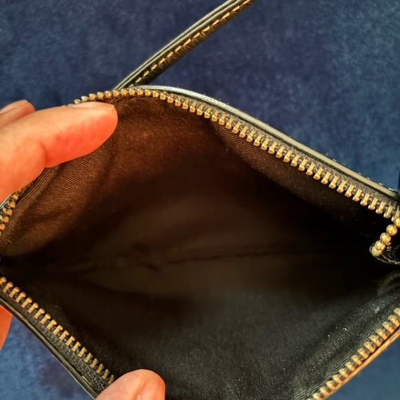 Coach Black Leather Wristlet - Picture 6 of 6